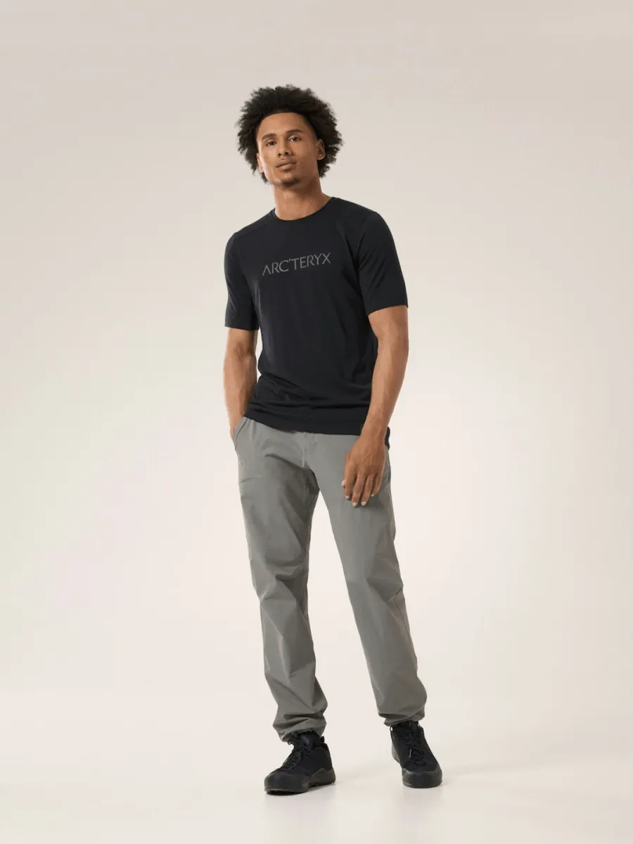 Ionia Merino Wool Arc'Word Logo SS Men's