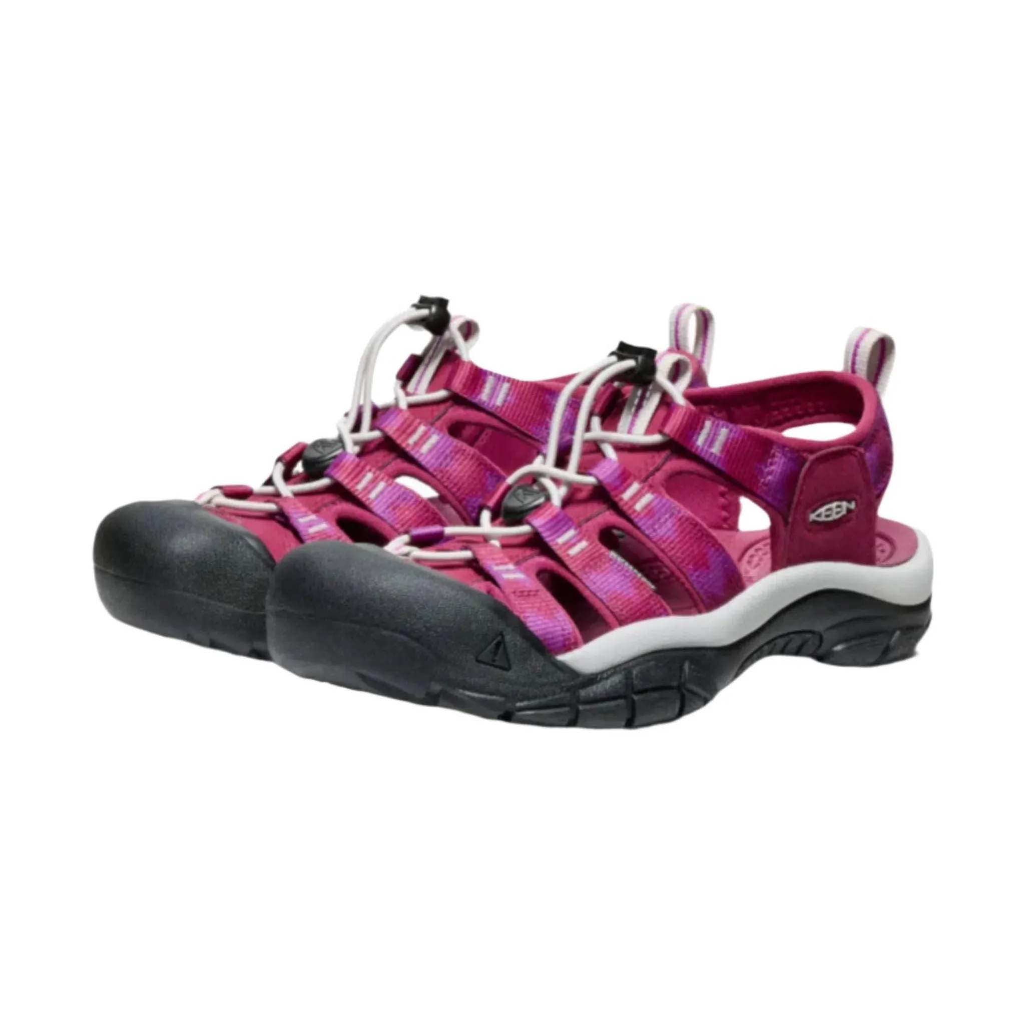 KEEN Women's Newport H2 Sandal - Beaujolais/Star White