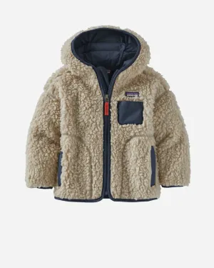 Kids Retro X Hoody - Natural W/New Navy