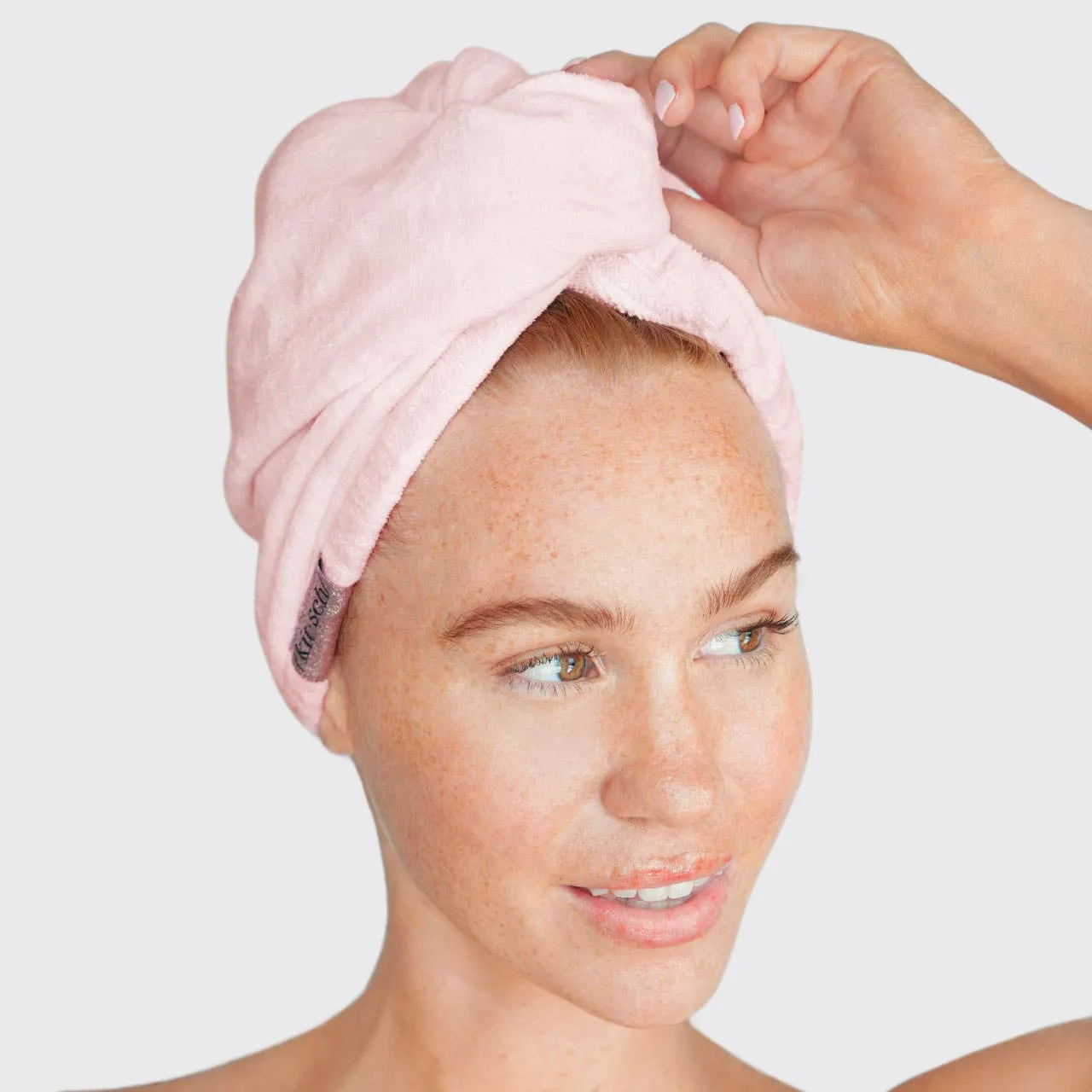 Kitsch Quick Dry Hair Towel Turban - Blush