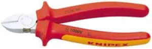Knipex 81262 70 06 160 Sbe Fully Insulated Diagonal Side Cutter, 160Mm Dr-81262