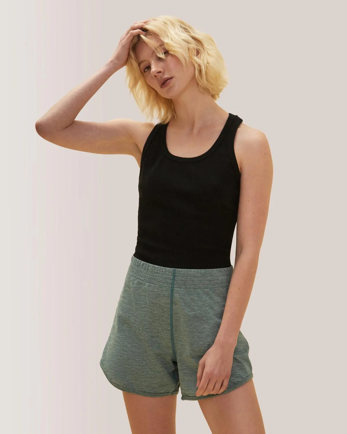 Long Mile-End Tank Top - Total Eclipse