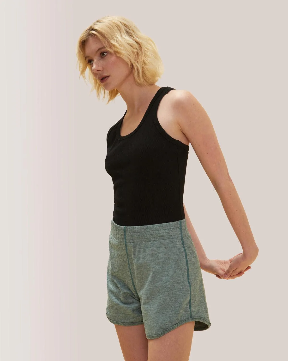 Long Mile-End Tank Top - Total Eclipse
