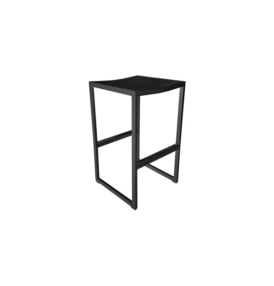 Luzon Outdoor Barstool - Charcoal
