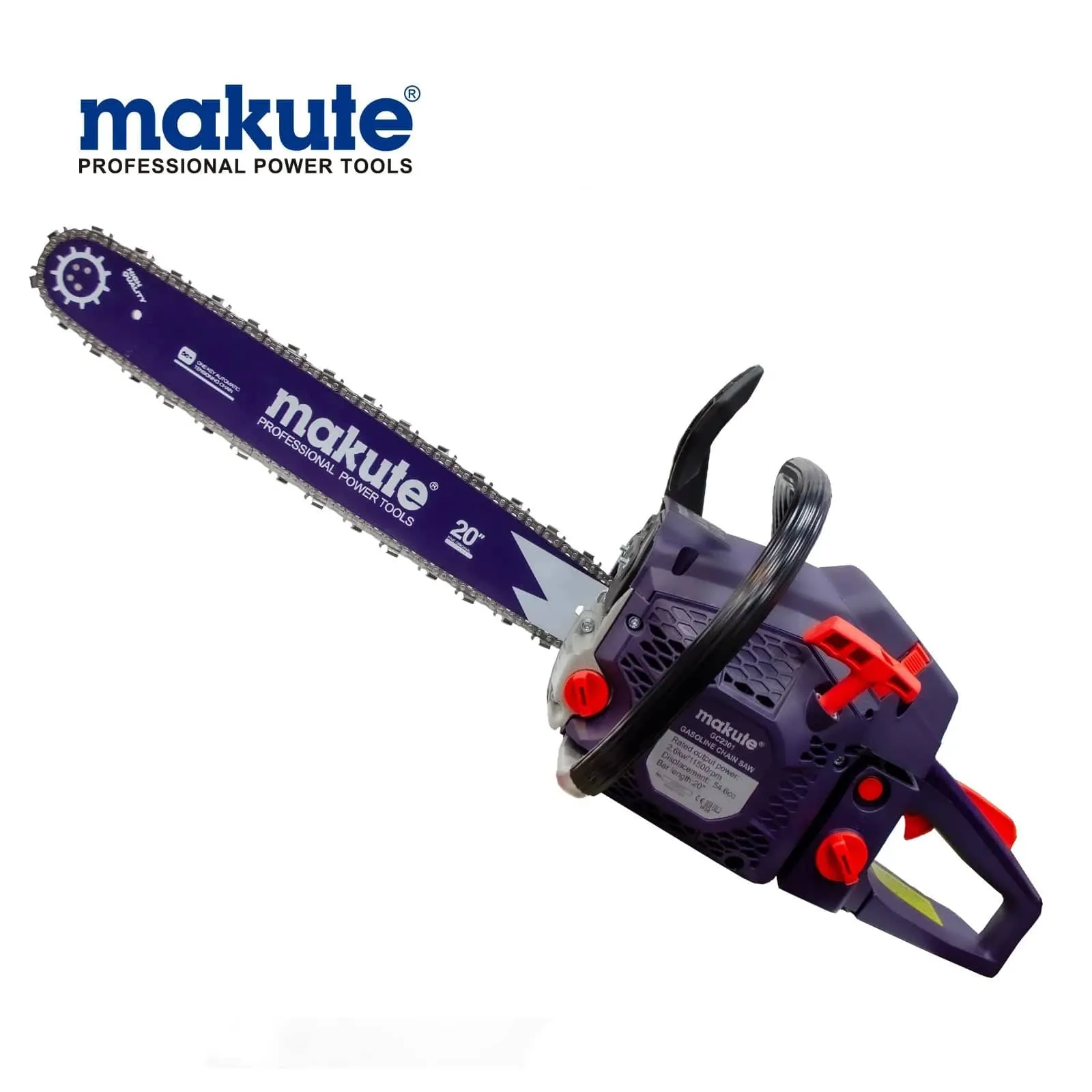 Makute 20" Gasoline Chainsaw 50-60cc - GC2301