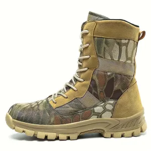 Men's Camo Insulated Hiking Boots | High Top Trekking