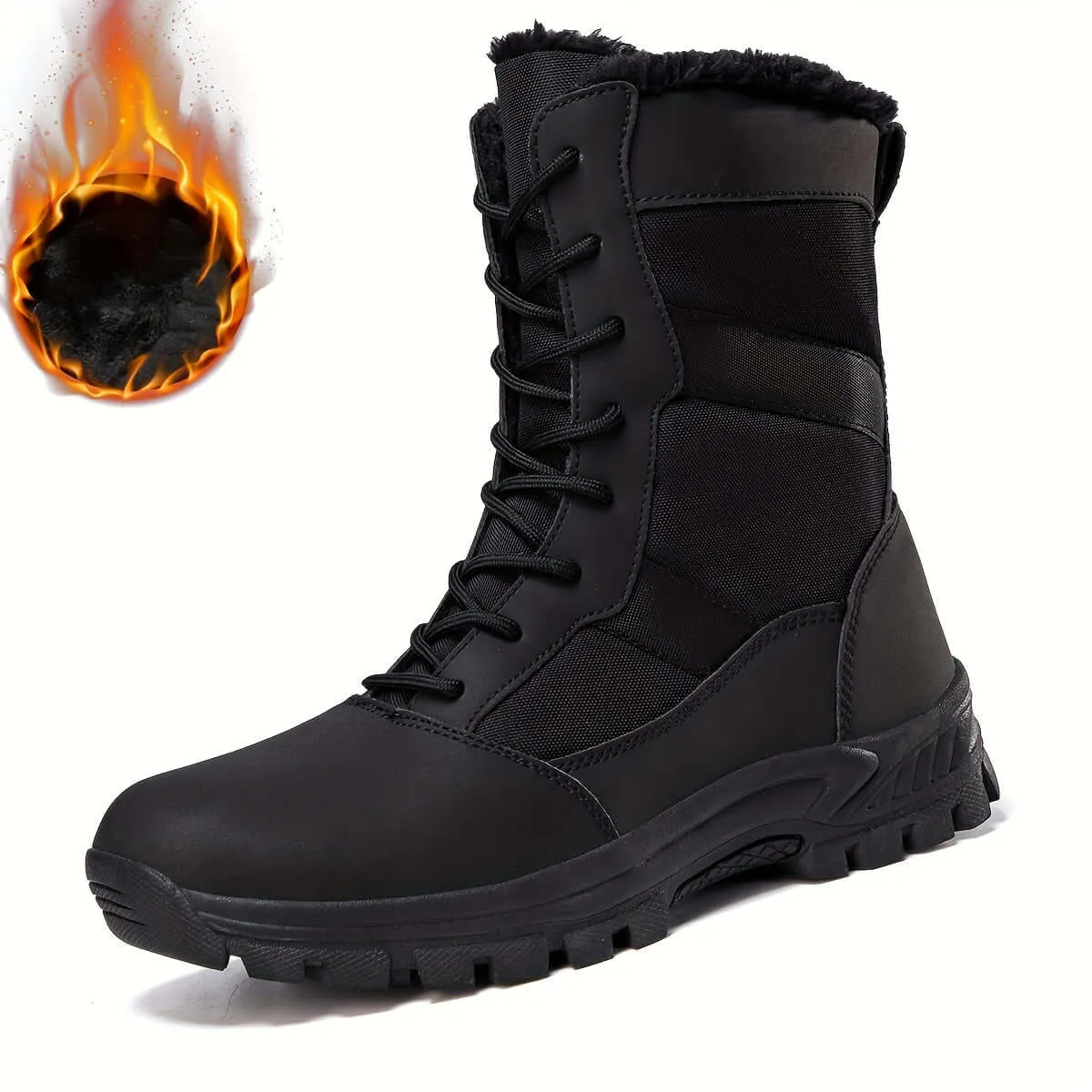 Men's Camo Insulated Hiking Boots | High Top Trekking