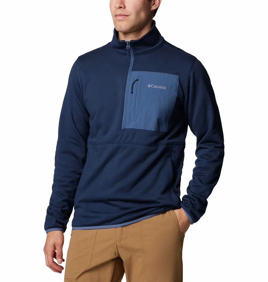 MEN'S COLUMBIA HIKE HALF ZIP II - COLLEGIATE NAVY