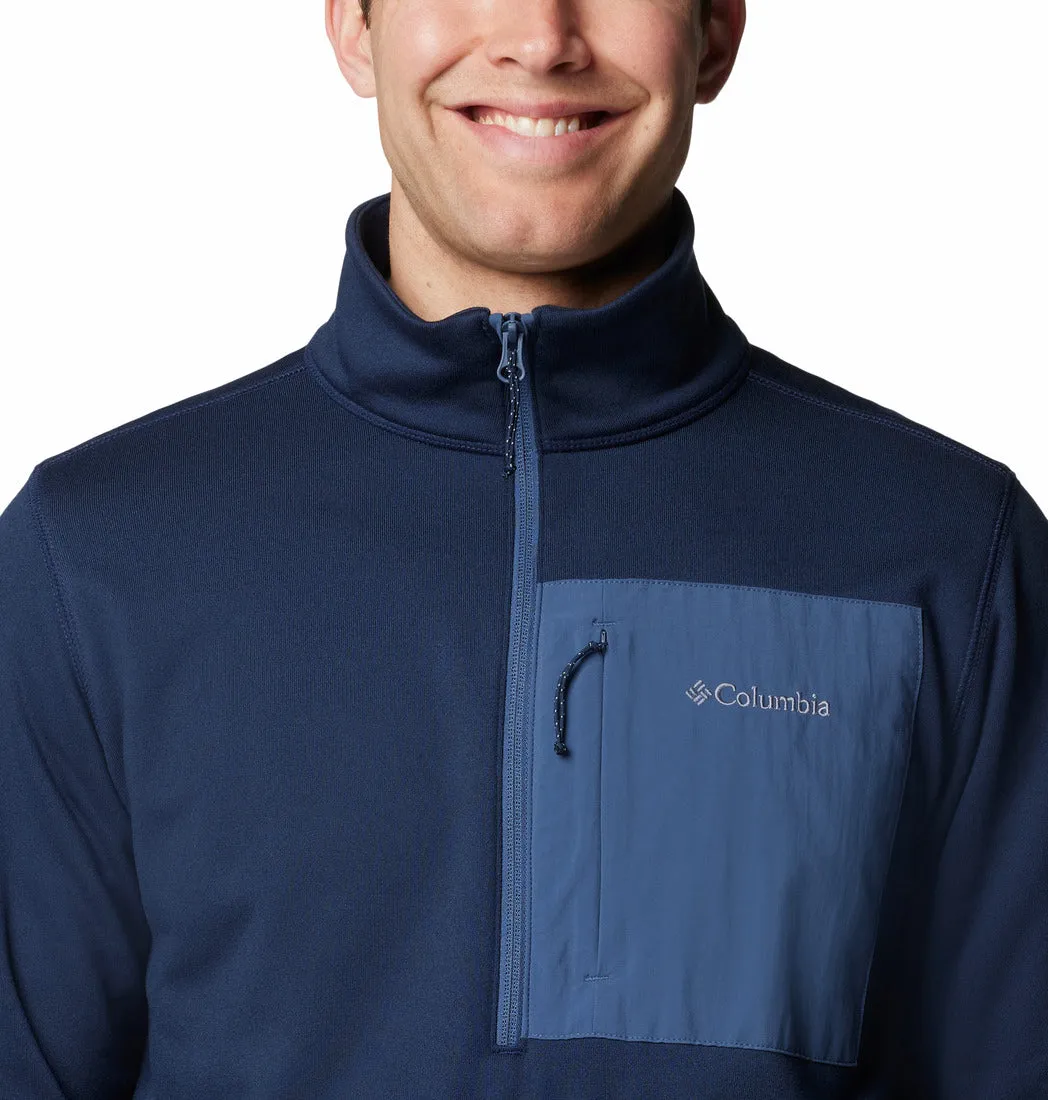 MEN'S COLUMBIA HIKE HALF ZIP II - COLLEGIATE NAVY