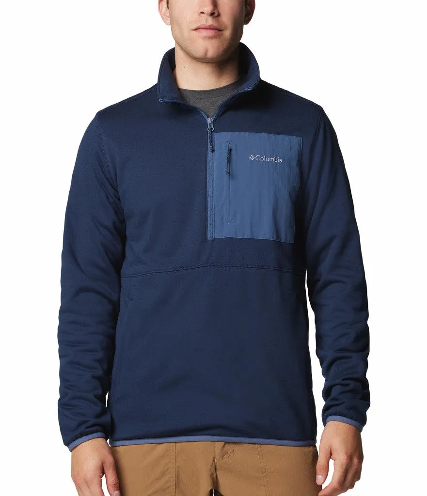 MEN'S COLUMBIA HIKE HALF ZIP II - COLLEGIATE NAVY