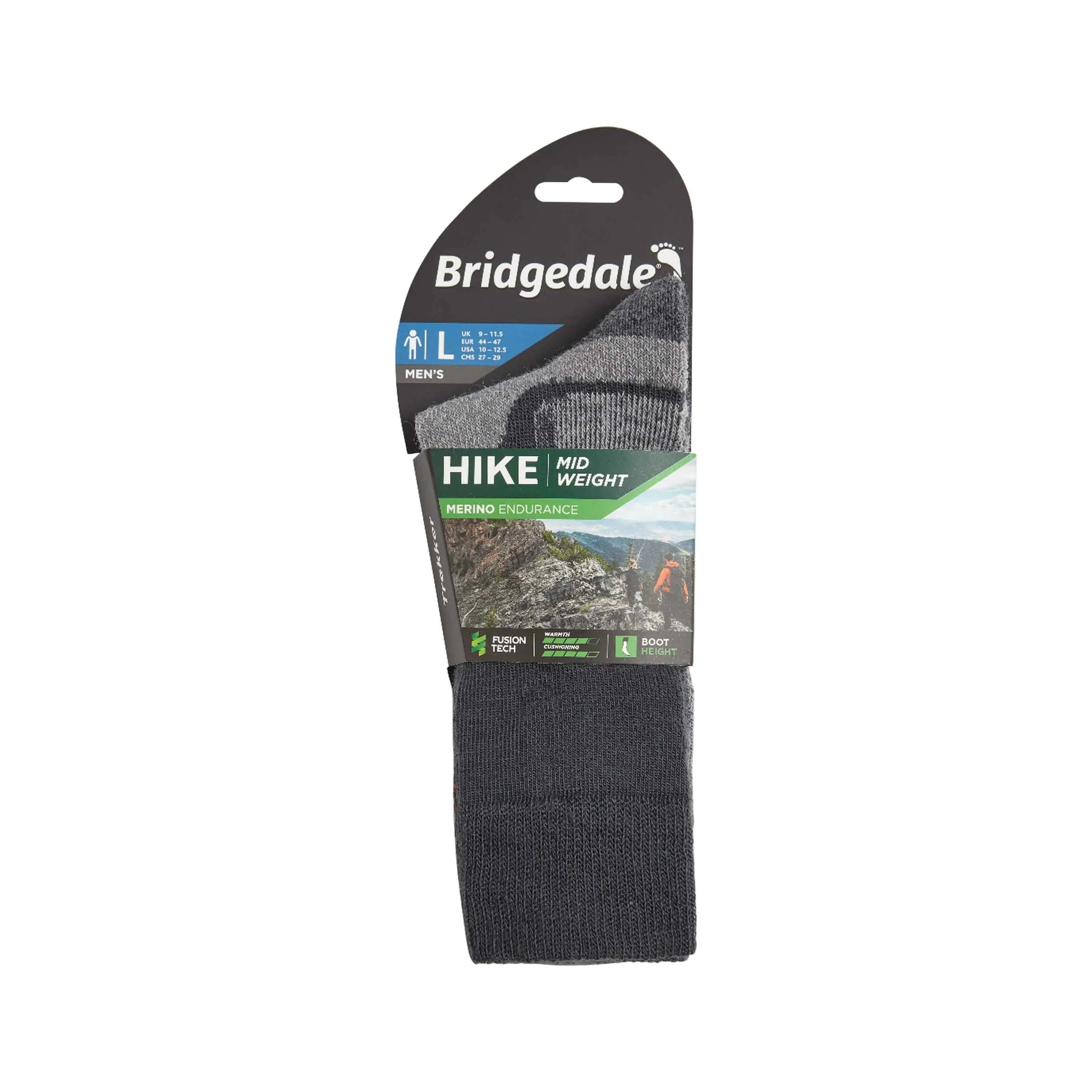 Mens Hike Mid Weight Performance Socks