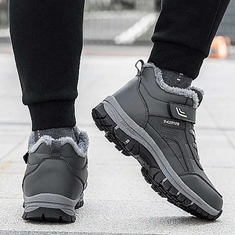 Men's Hiking Shoes – Insulated Thermal Outdoor Footwear for Stylish Comfort