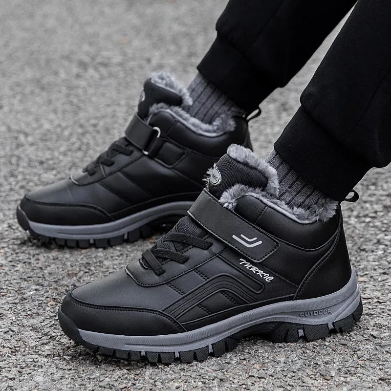 Men's Hiking Shoes – Insulated Thermal Outdoor Footwear for Stylish Comfort