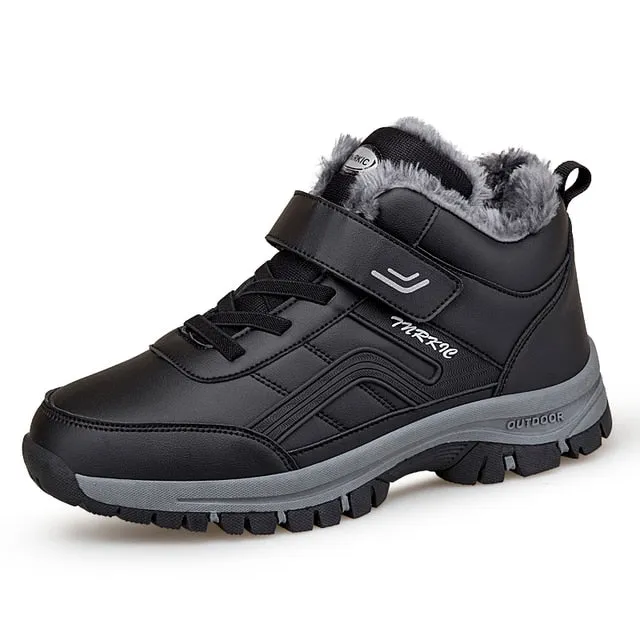 Men's Hiking Shoes – Insulated Thermal Outdoor Footwear for Stylish Comfort