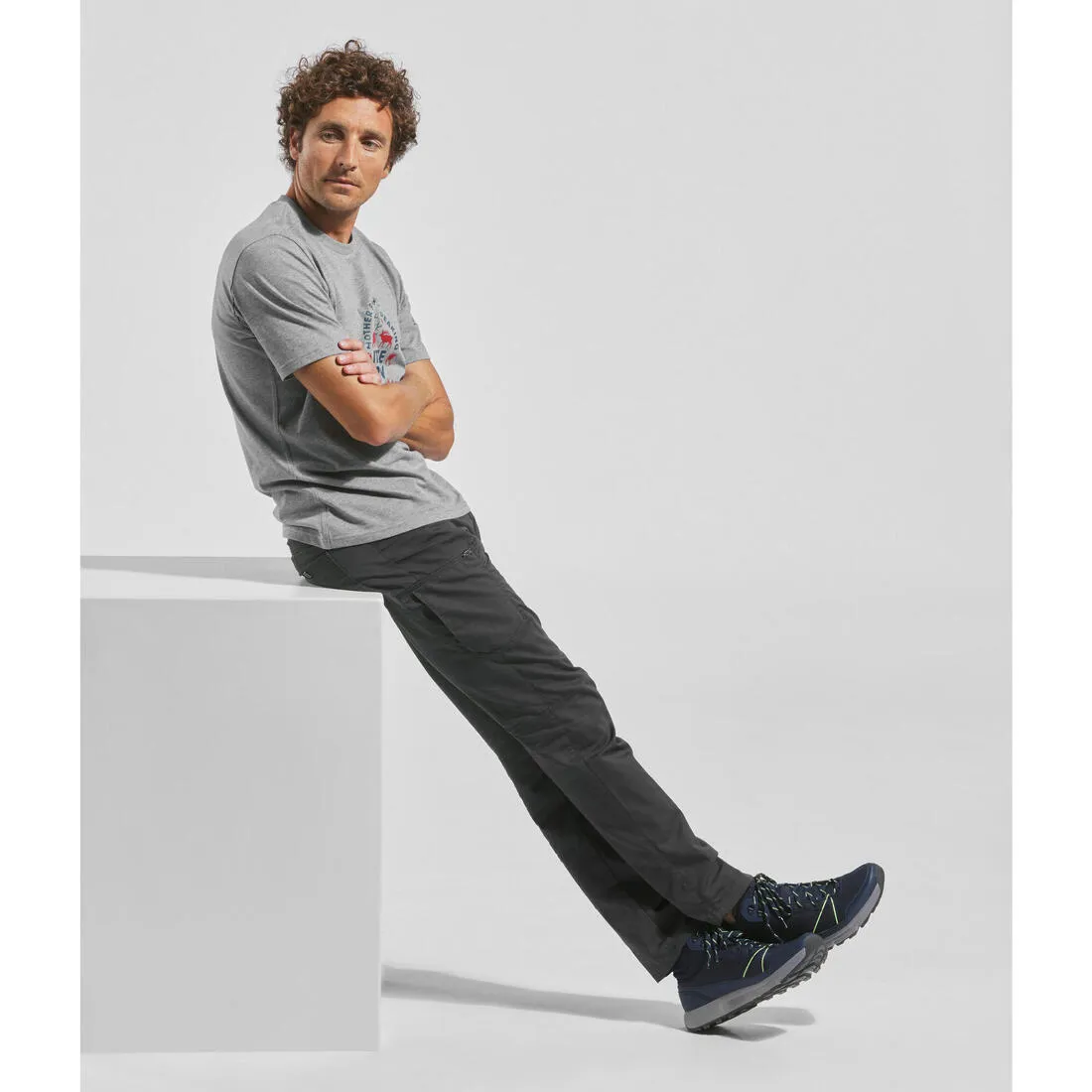 Men's NH500 Regular off-road hiking trousers