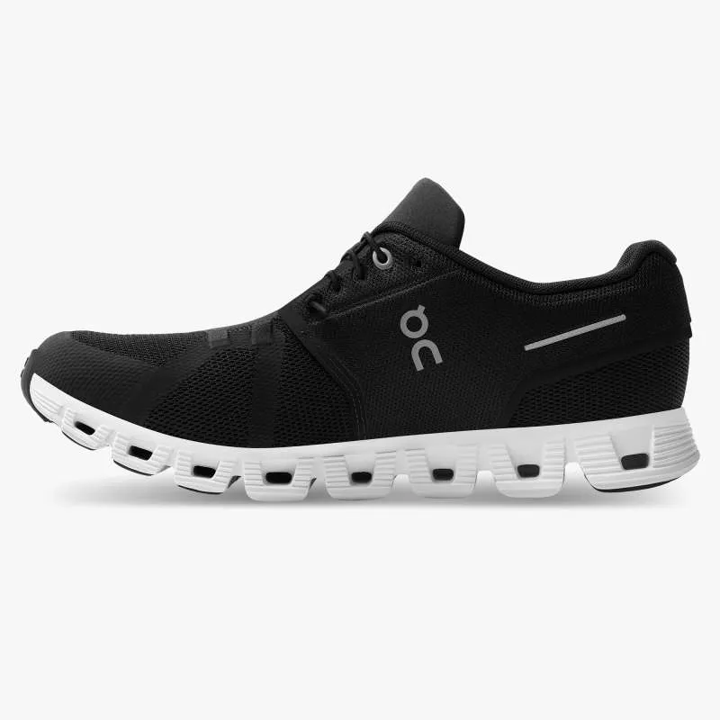 MENS ON CLOUD 5 - BLACK/WHITE