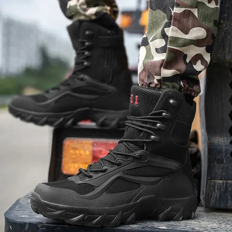 Men’s Tactical Snow Boots (Size 39-48) – Ultra-Light Waterproof Hiking & Climbing Shoes