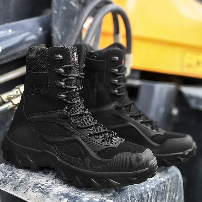 Men’s Tactical Snow Boots (Size 39-48) – Ultra-Light Waterproof Hiking & Climbing Shoes