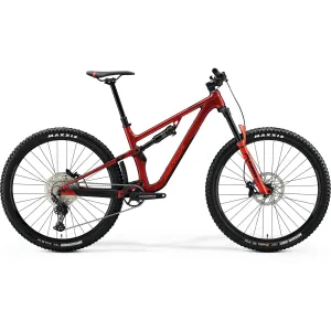 Merida One Forty 500 Enduro Bike Silk Dark Strawberry/Black