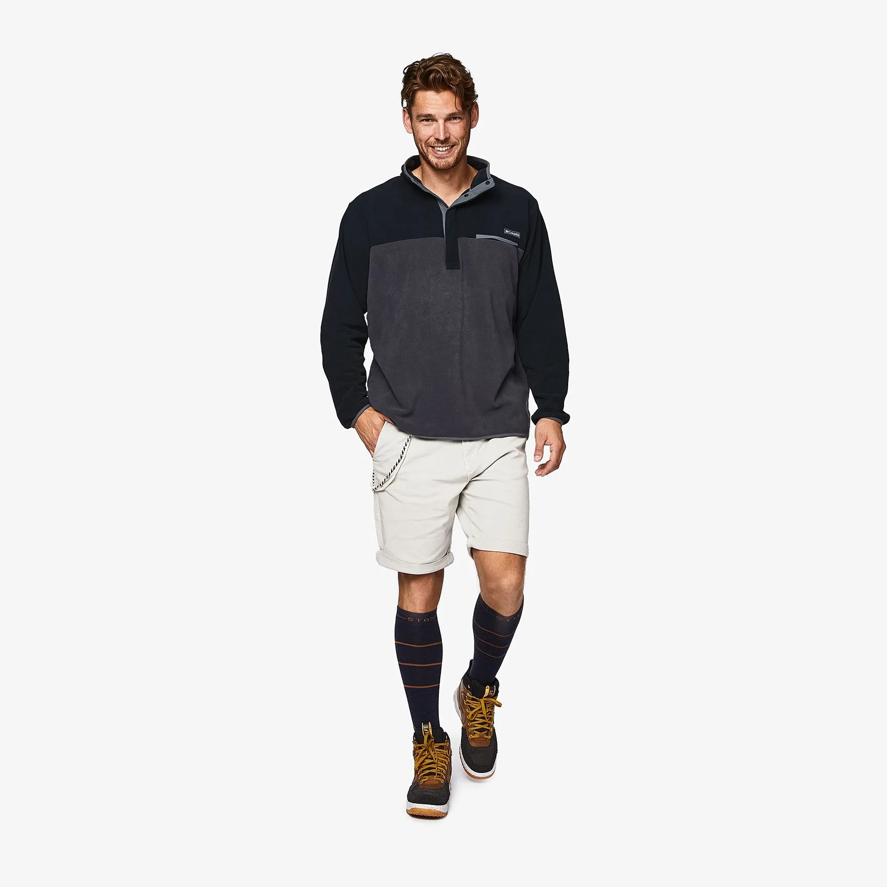 Merino Hiking Socks Men | Blue / Terra