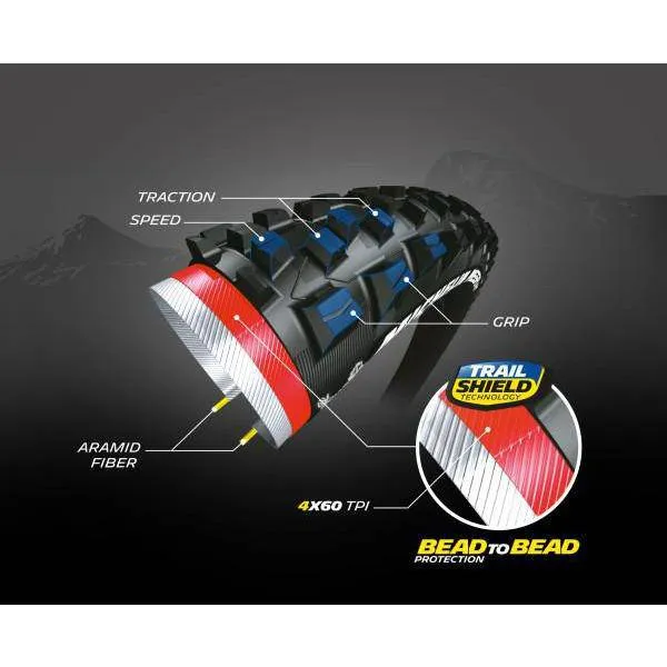 Michelin - Neumático 27.5x2.60 Wild Am Perf Tlr