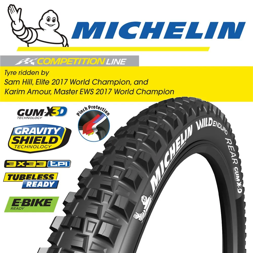 Michelin Wild Enduro Rear - Gum-X3D