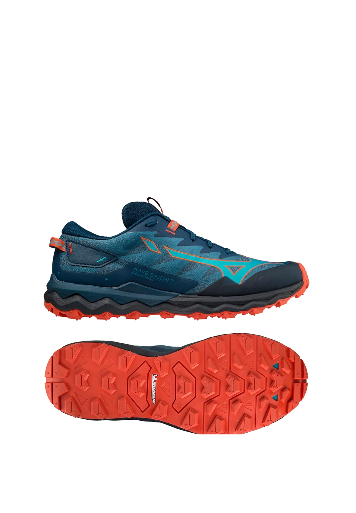 Mizuno Wave Daichi 7 Mens - Moroccan Blue