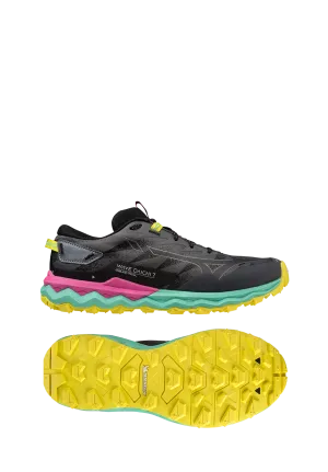 Mizuno Wave Daichi 7 Womens - Iron Gate/Ebony/Fuchsia Fedora