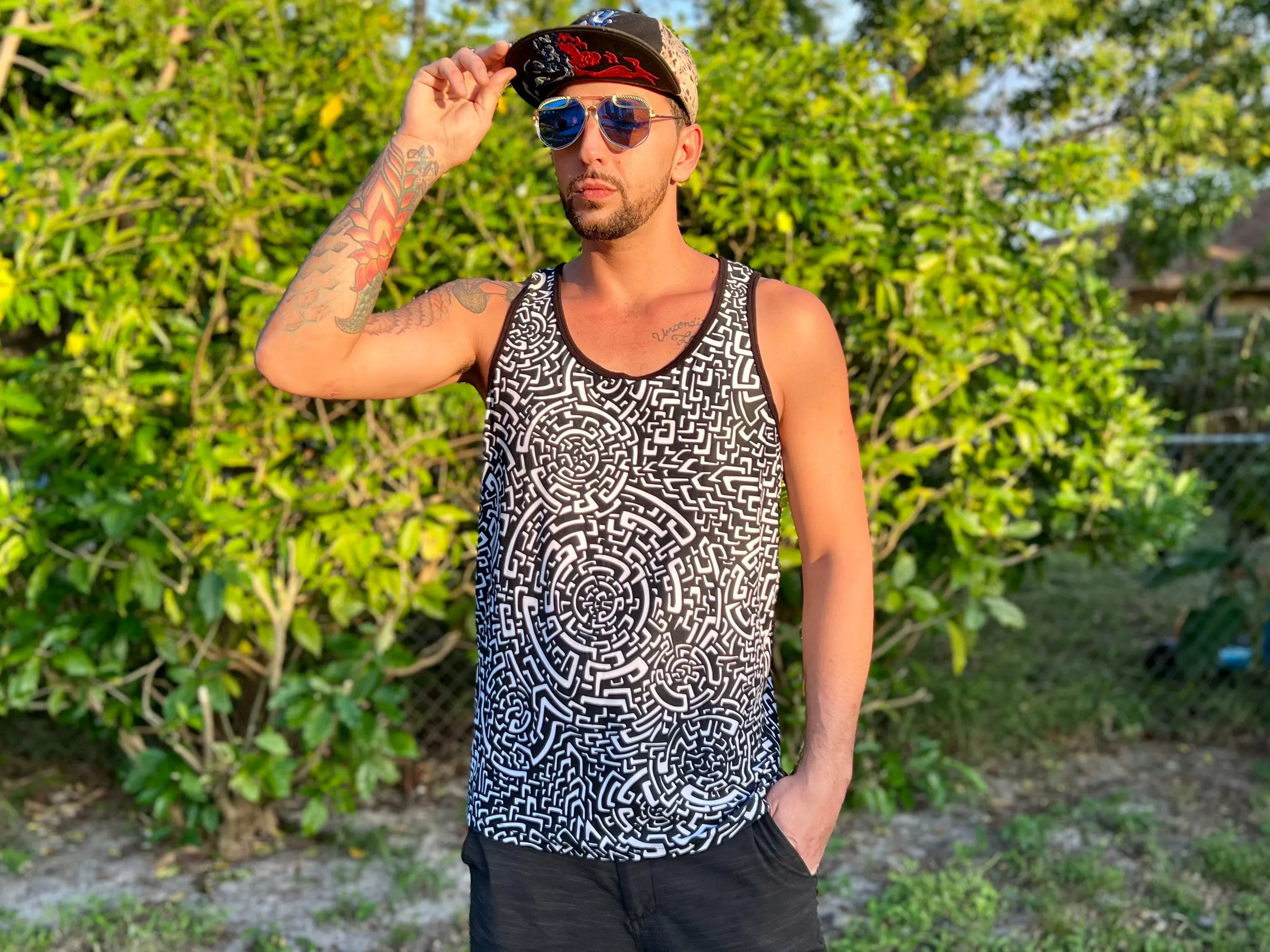 Mystic Maze Tank Top by Curtis Lapham
