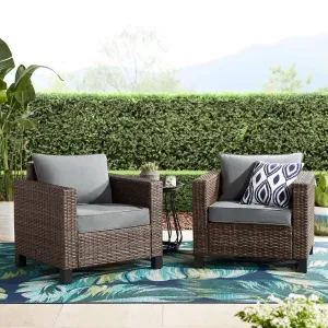 New in box! Better Homes & Gardens Brookbury Club Chair, 2 Pack, Grey! Retails $565