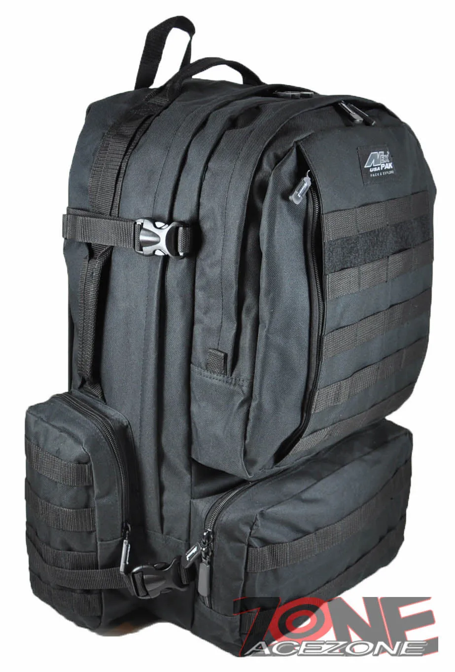 Nexpak USA Backpack Tactical 3 Day Assault Hunting Camping Outdoor OP822 BLACK