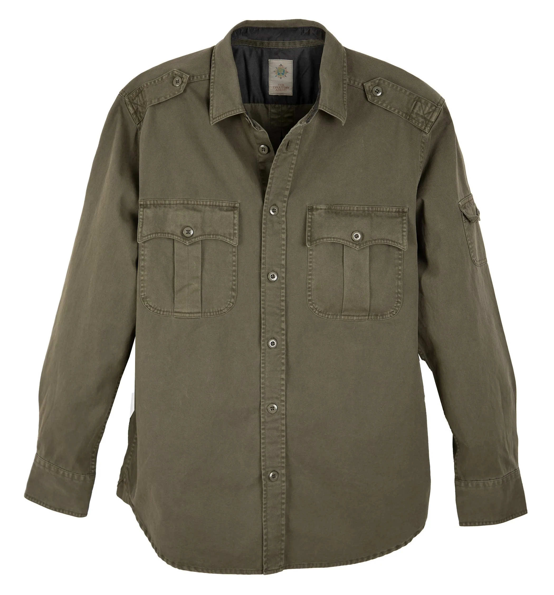 Nitty-Gritty Cotton Twill Shirt - Tall