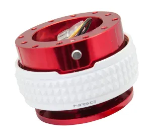 NRG Quick Release 2.1 - Red Body / Glow in the Dark Pyramid Ring