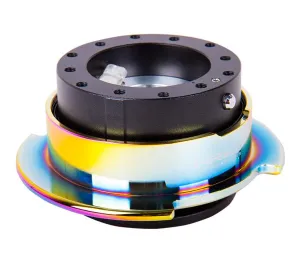 NRG SRK-250BK-MC Black Body / Neo Chrome Ring Quick Release Gen 2.5