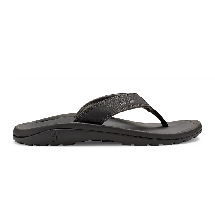Olukai Men's Ohana Sandal in Sandbar & Black Dark Shadow
