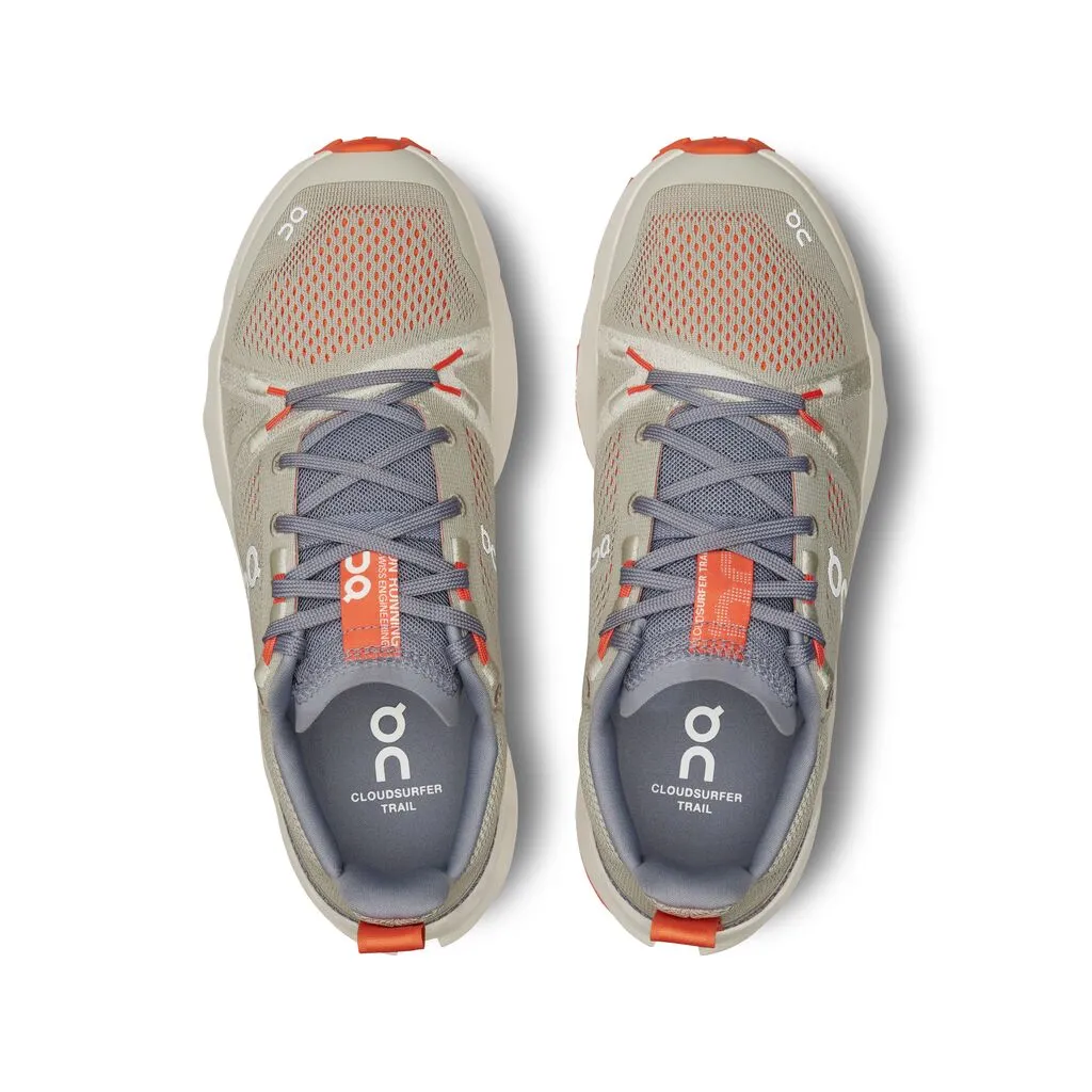 On Running Cloudsurfer Trail (Womens) - Fossil/Ivory