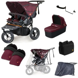 Out n About Nipper Double Duo Ultimate Kit in Brambleberry Red