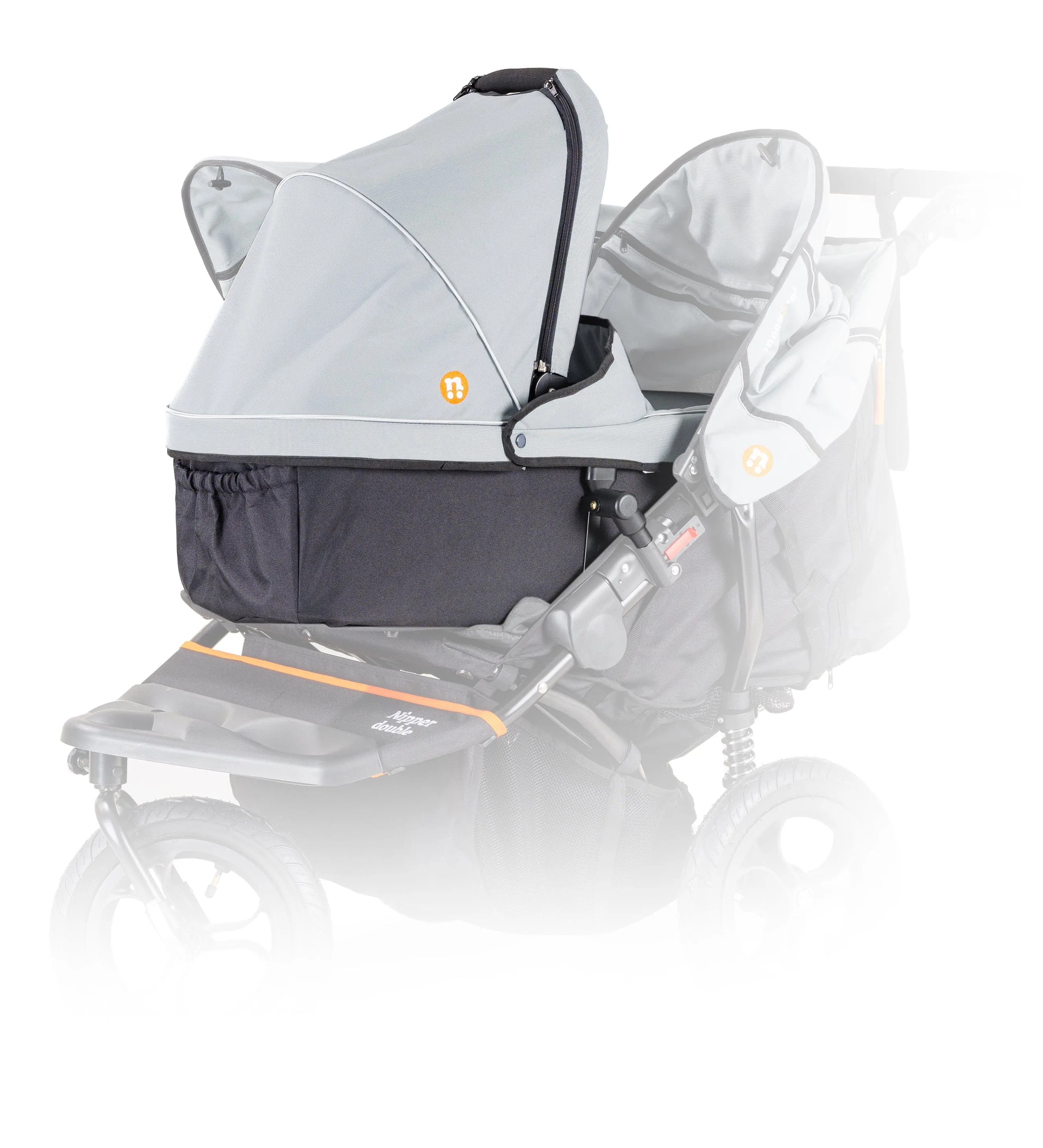 Out n About Nipper Double Duo Ultimate Kit in Rock Salt Grey