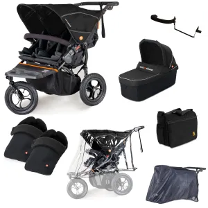 Out n About Nipper Double Duo Ultimate Kit in Summit Black