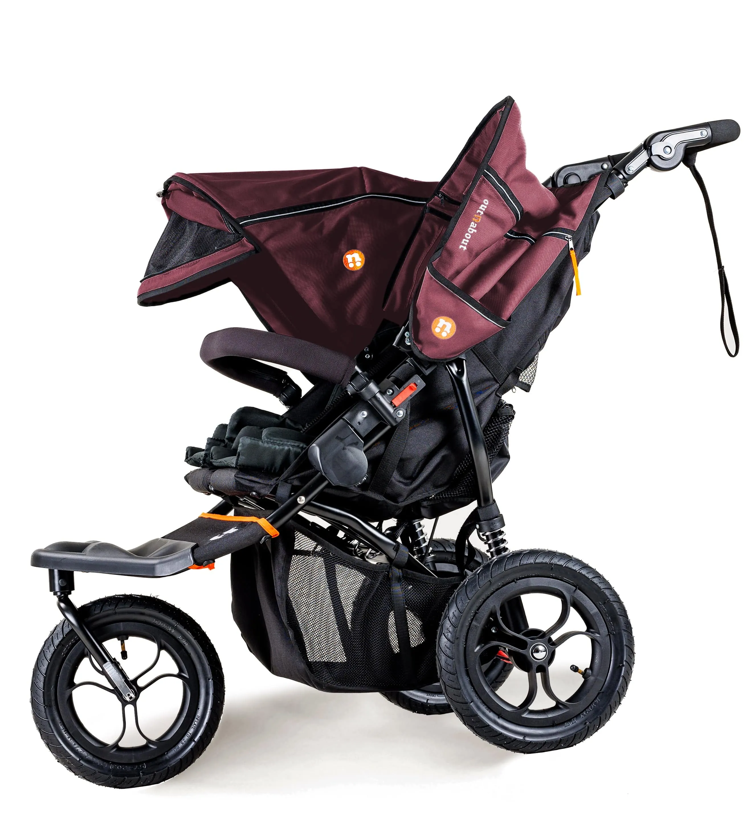 Out n About Nipper Double Twin Starter Kit in Brambleberry Red