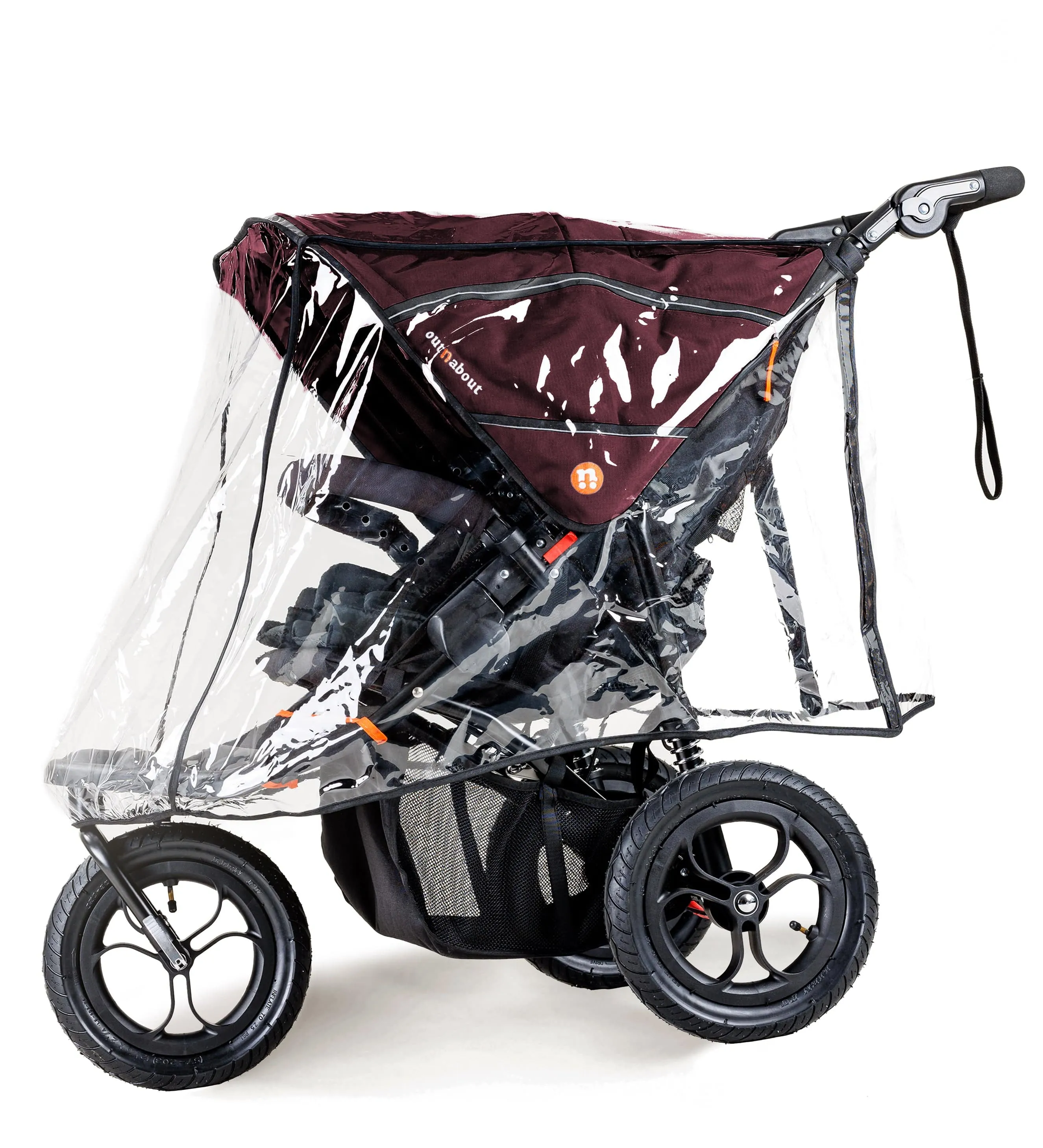 Out n About Nipper Double Twin Starter Kit in Brambleberry Red