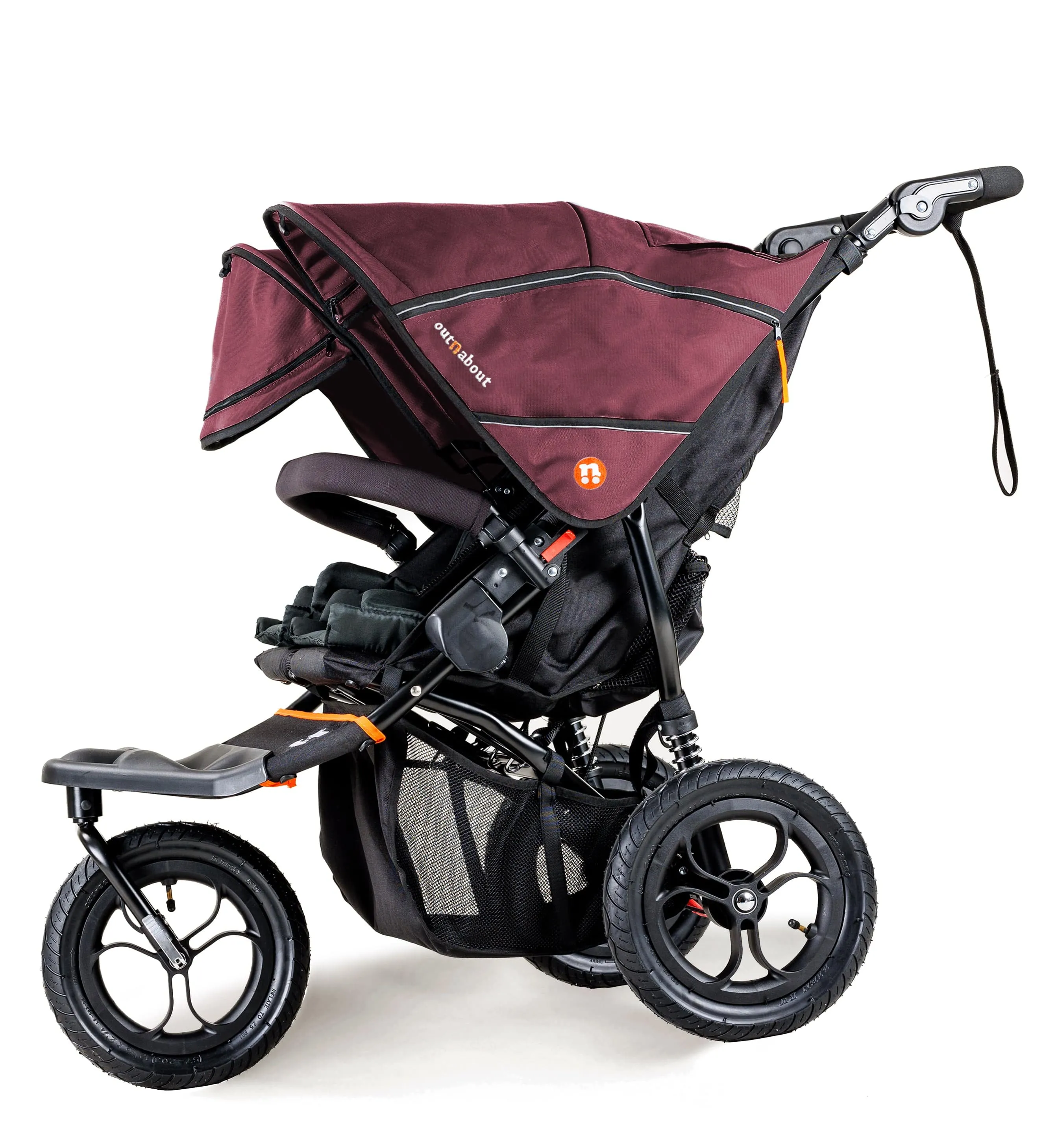 Out n About Nipper Double Twin Starter Kit in Brambleberry Red