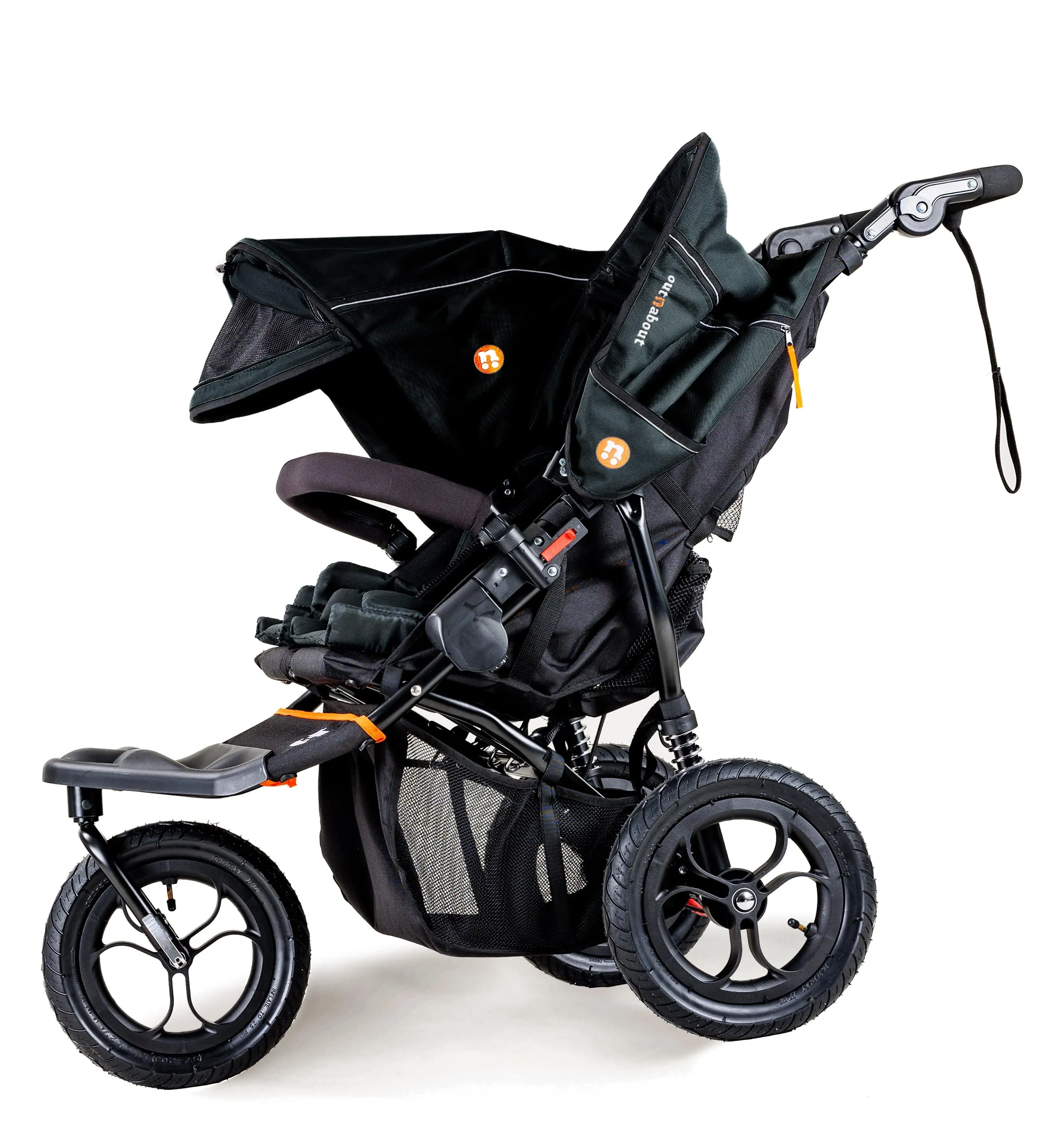 Out n About Nipper Double Twin Starter Kit in Forest Black