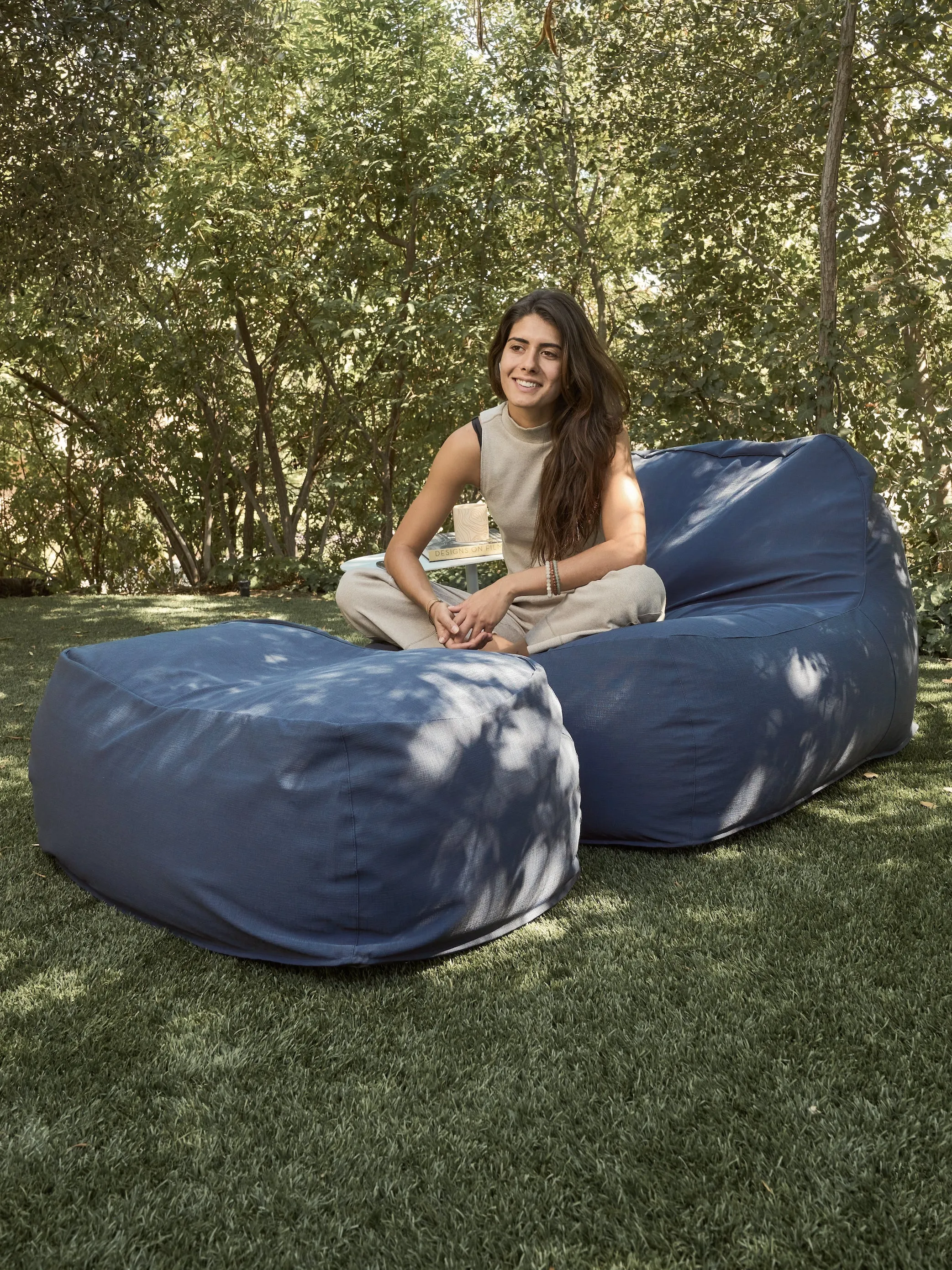 Outdoor All Weather Bundle (Set of Two) - Navy