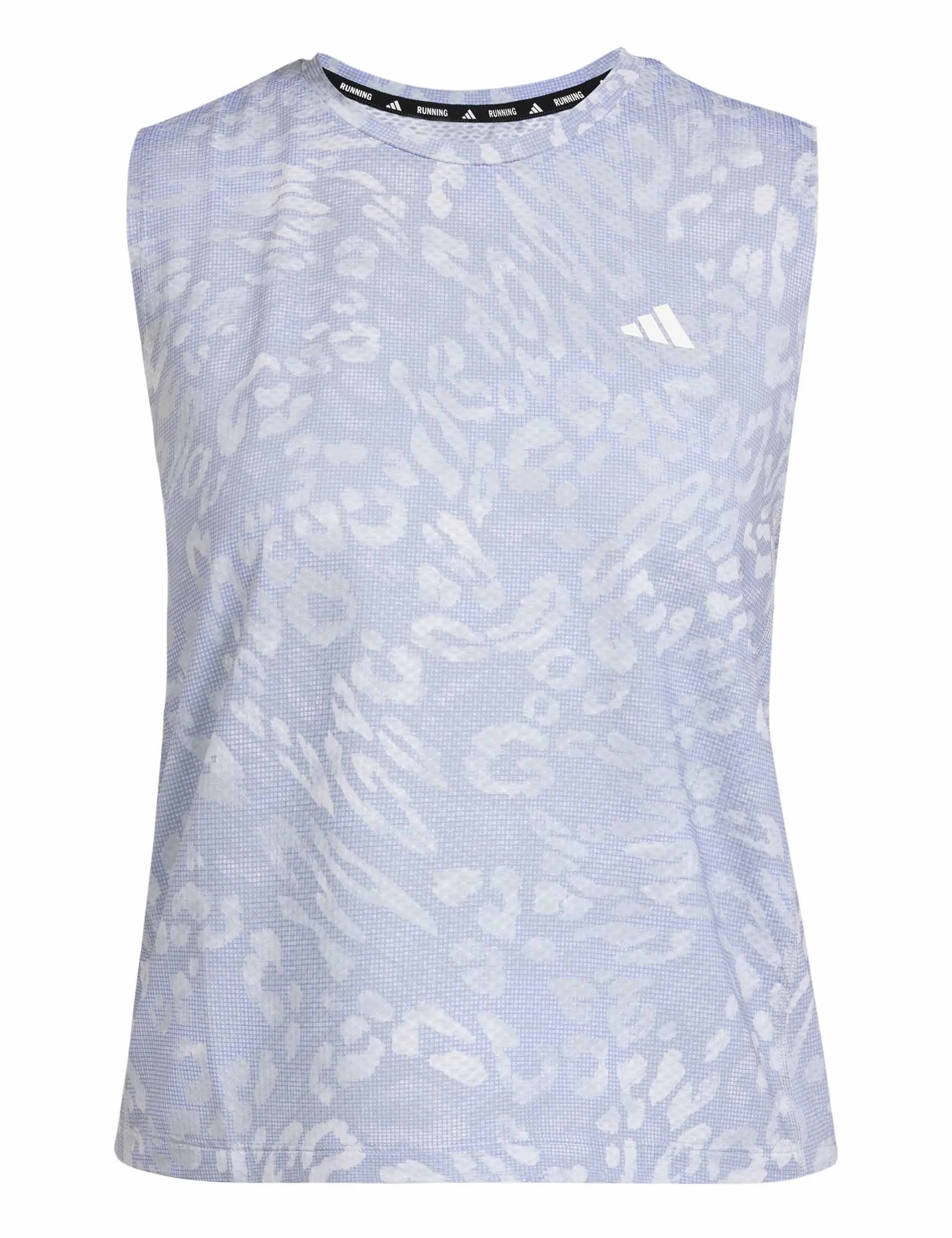 Own the Run CLIMACOOL 3-Stripes Tank Top - Dash Grey/Violet Tone
