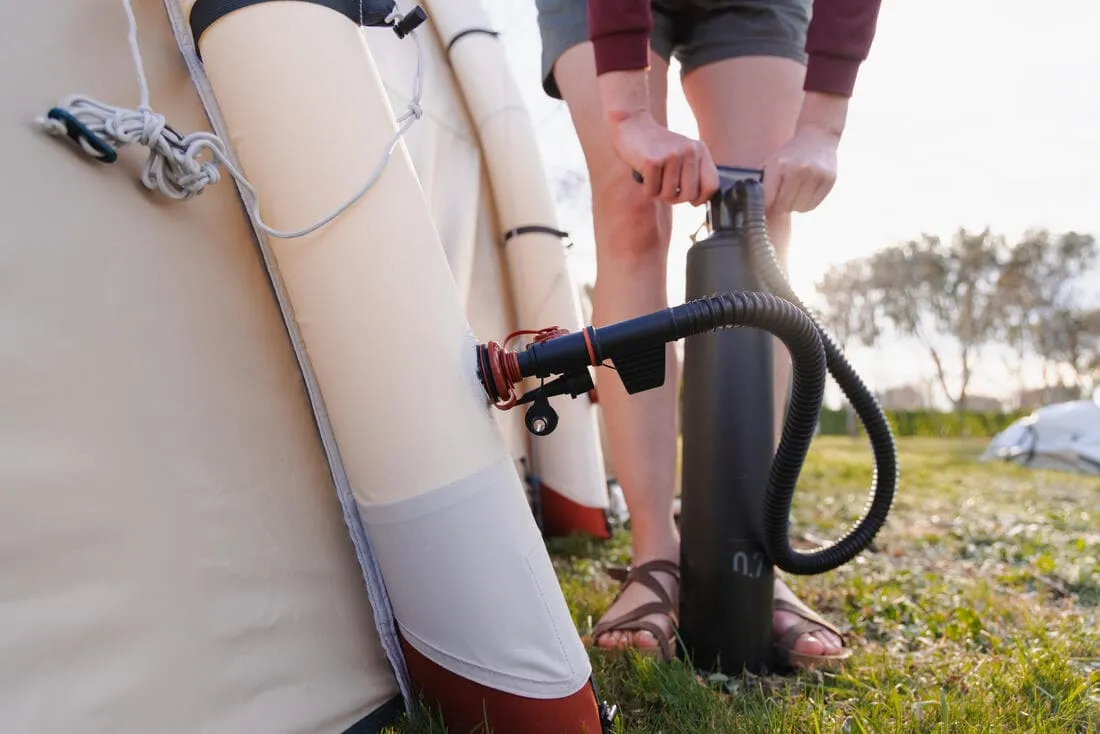POMPE À MAIN CAMPING - ULTIM COMFORT 10 PSI - RECOMMANDÉE POUR TENTE GONFLABLE