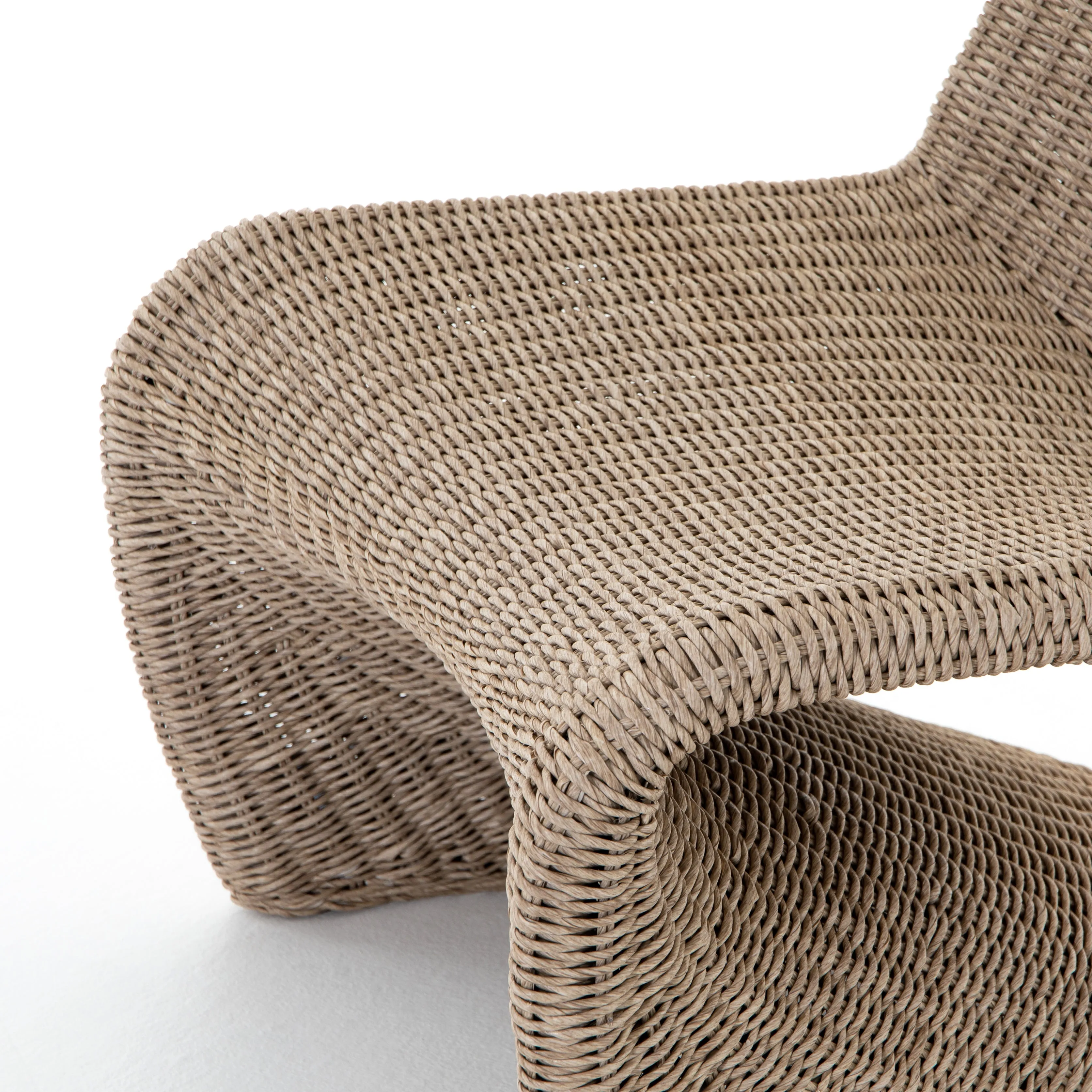 Portia Outdoor Occasional Chair-Vintage White