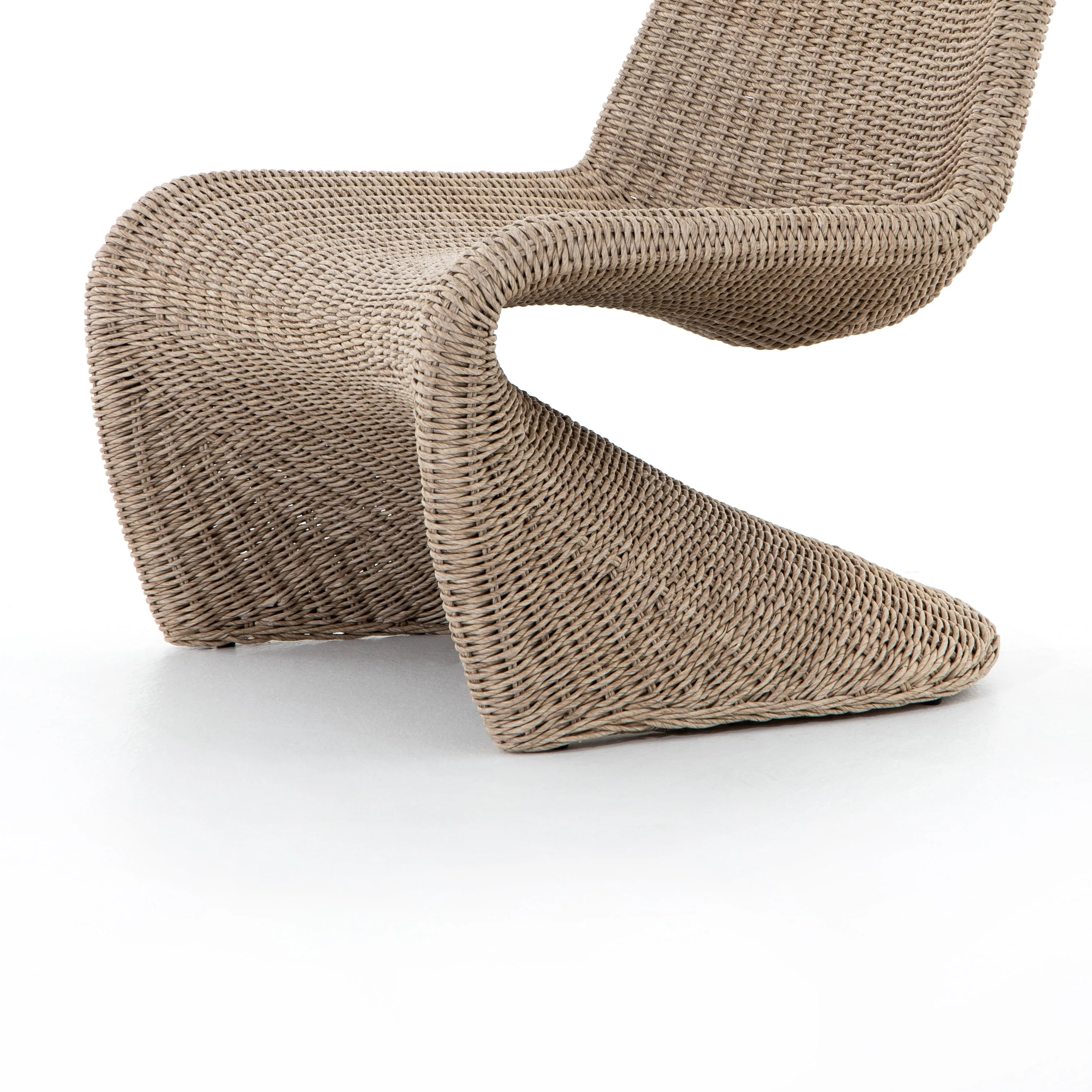 Portia Outdoor Occasional Chair-Vintage White