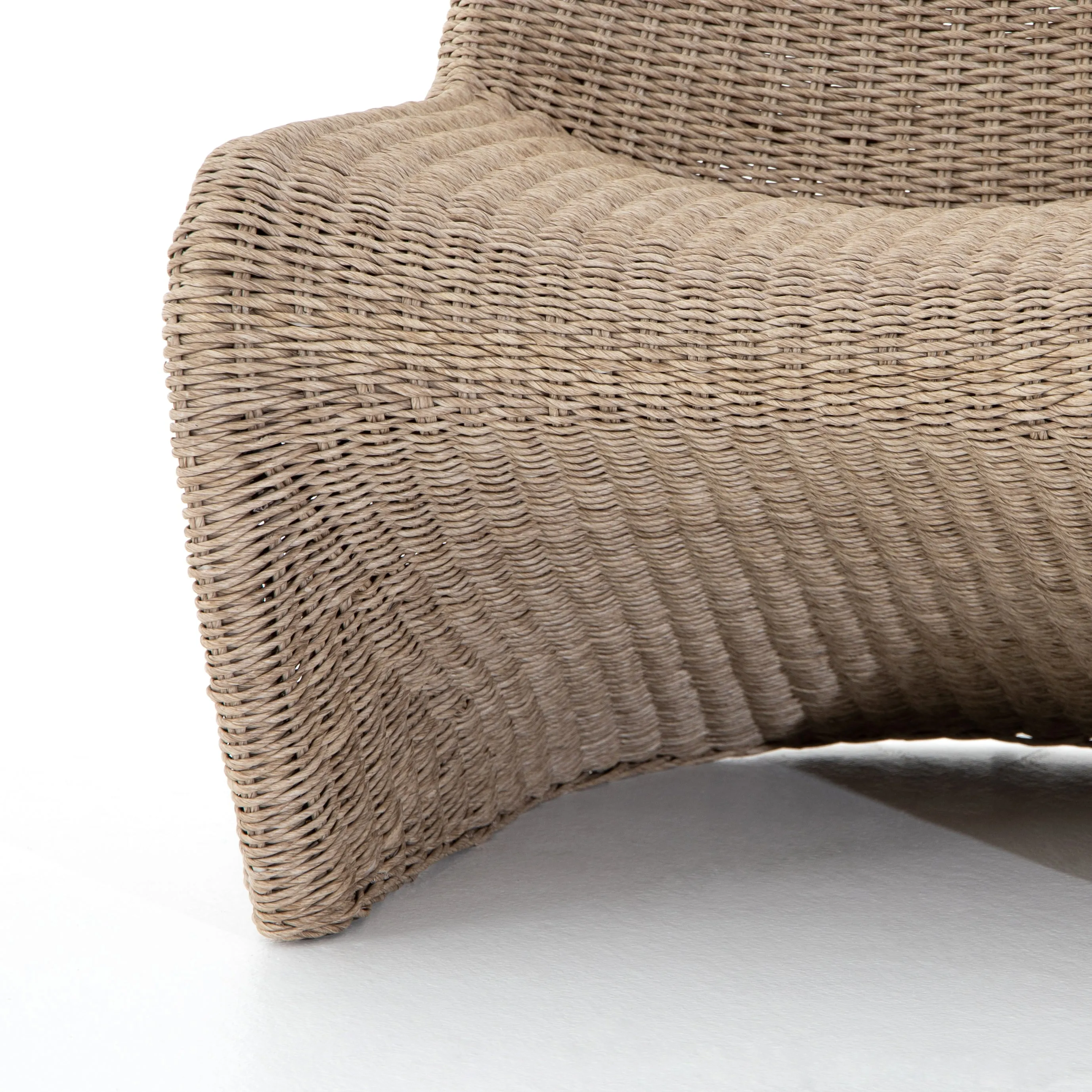 Portia Outdoor Occasional Chair-Vintage White
