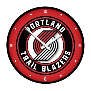 Portland Trail Blazers: Modern Disc Wall Clock